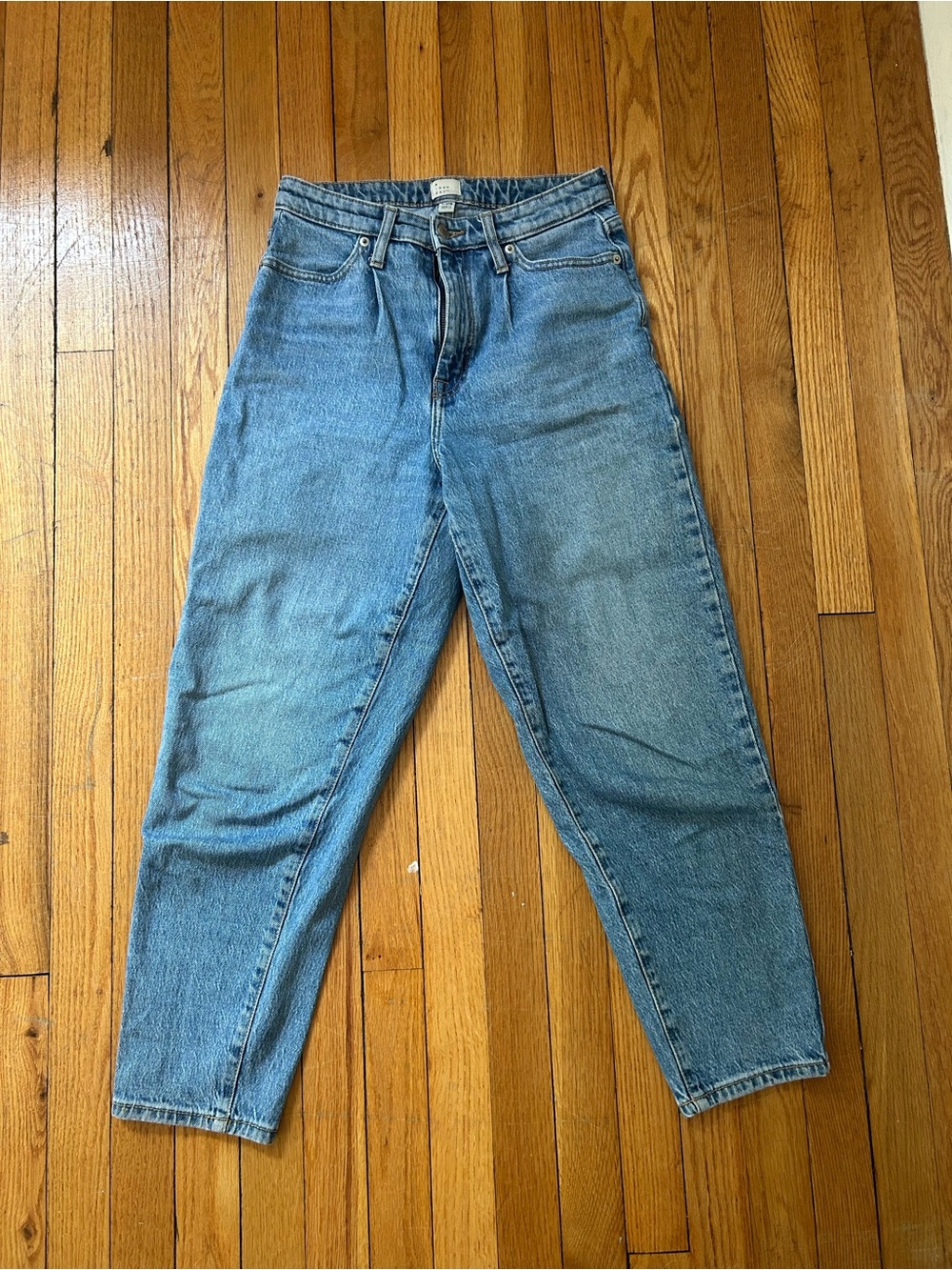 a new day Women's Straight Leg Blue Jeans